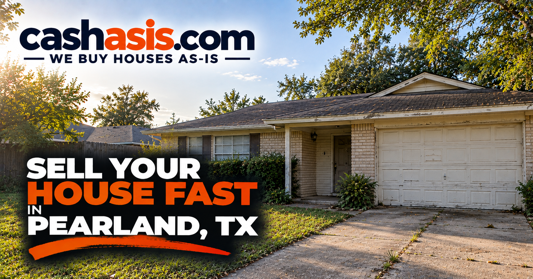 Sell your house fast in Pearland, Texas with CashAsIs